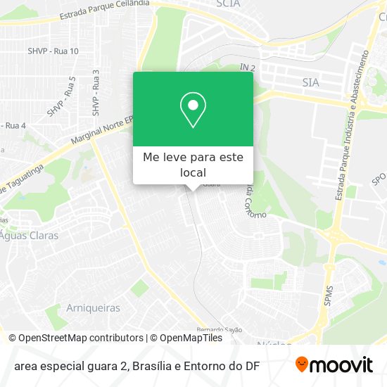 area especial guara 2 mapa