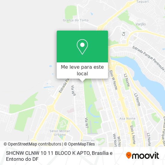 SHCNW CLNW 10 11 BLOCO K APTO mapa