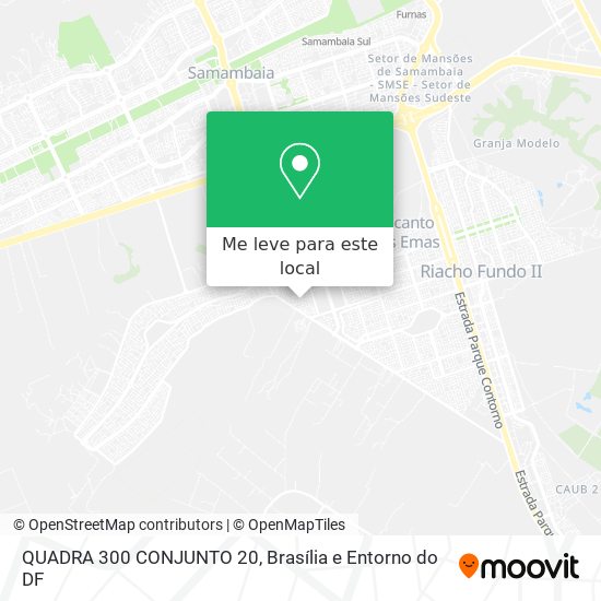 QUADRA 300 CONJUNTO 20 mapa