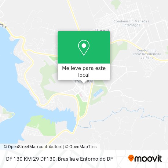 DF 130 KM 29 DF130 mapa