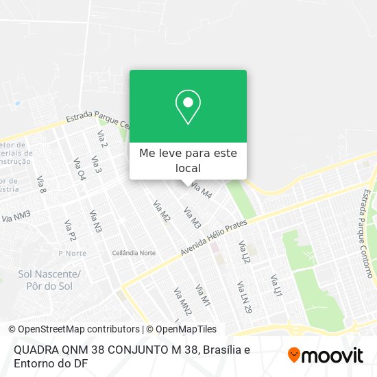 QUADRA QNM 38 CONJUNTO M 38 mapa