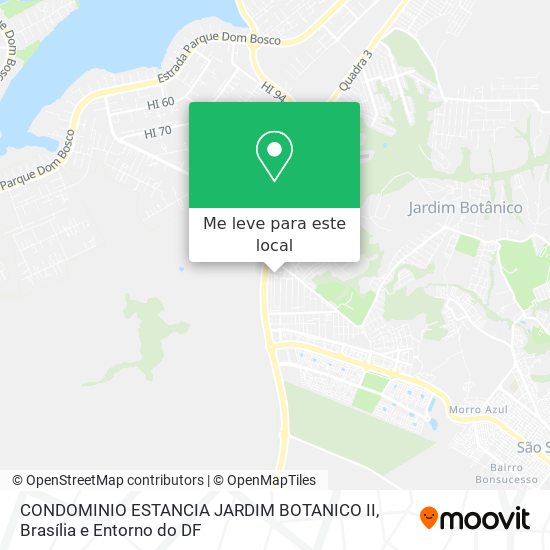 CONDOMINIO ESTANCIA JARDIM BOTANICO II mapa