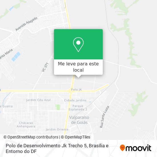 Polo de Desenvolvimento Jk Trecho 5 mapa