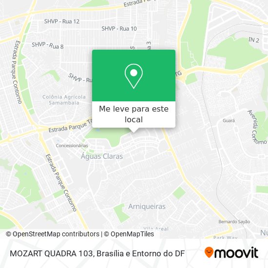 MOZART  QUADRA 103 mapa