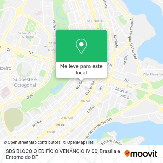 SDS BLOCO Q EDIFÍCIO VENÂNCIO IV 00 mapa