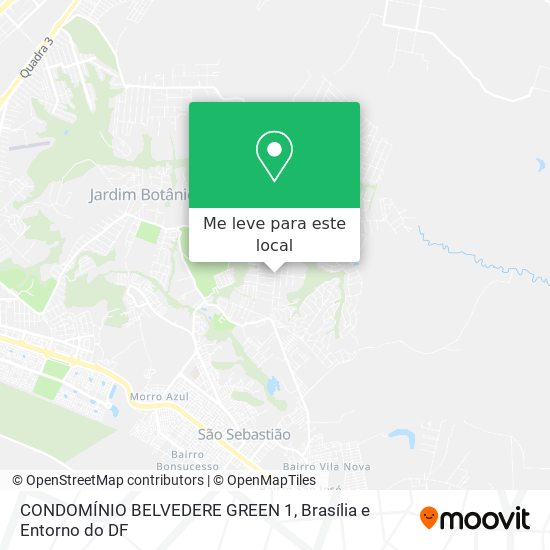 CONDOMÍNIO BELVEDERE GREEN 1 mapa