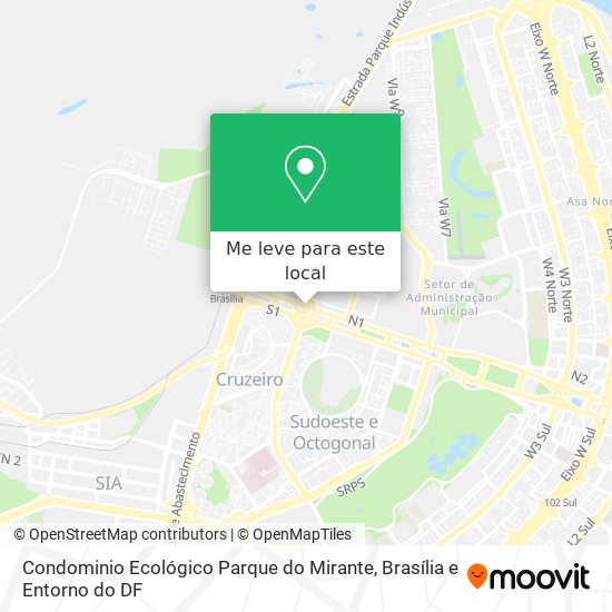 Condominio Ecológico Parque do Mirante mapa