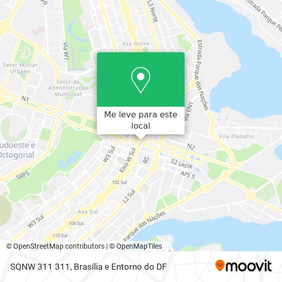 SQNW 311 311 mapa
