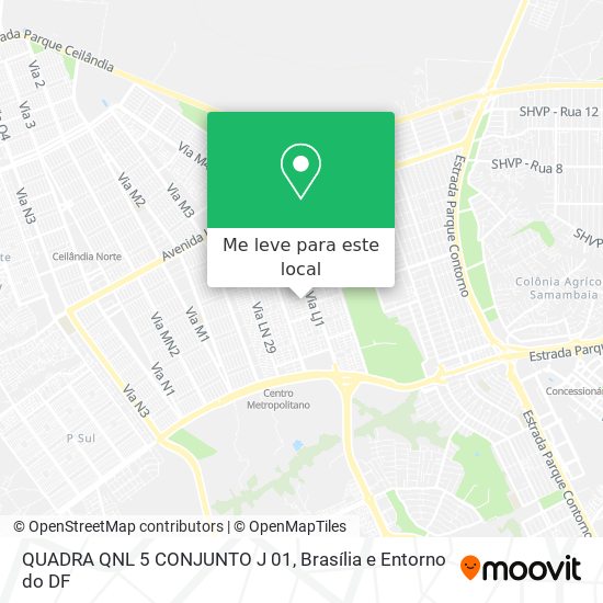 QUADRA QNL 5 CONJUNTO J 01 mapa