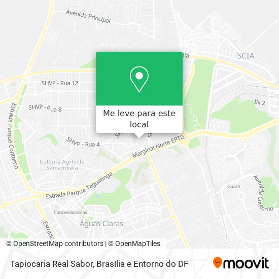 Tapiocaria Real Sabor mapa