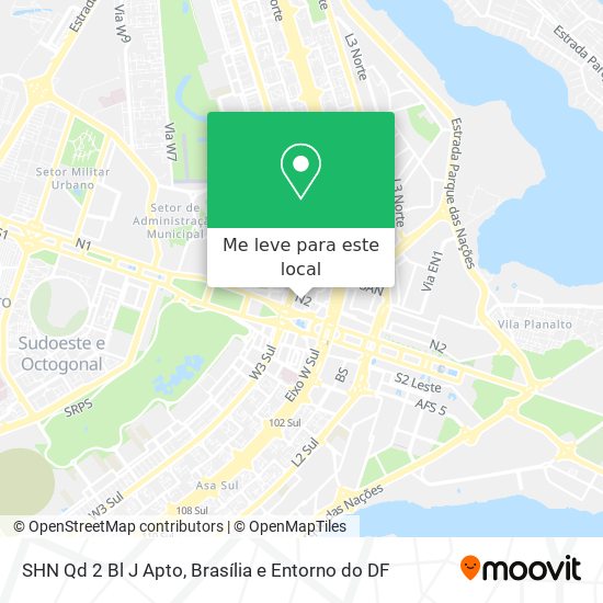 SHN Qd 2 Bl J Apto mapa