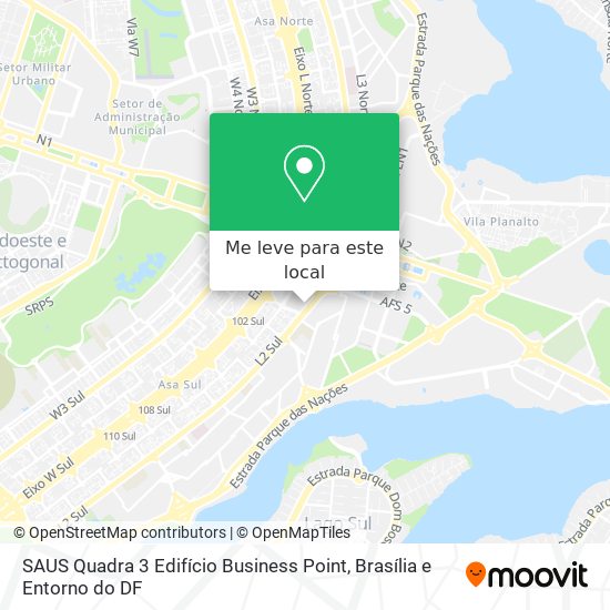 SAUS Quadra 3   Edifício Business Point mapa