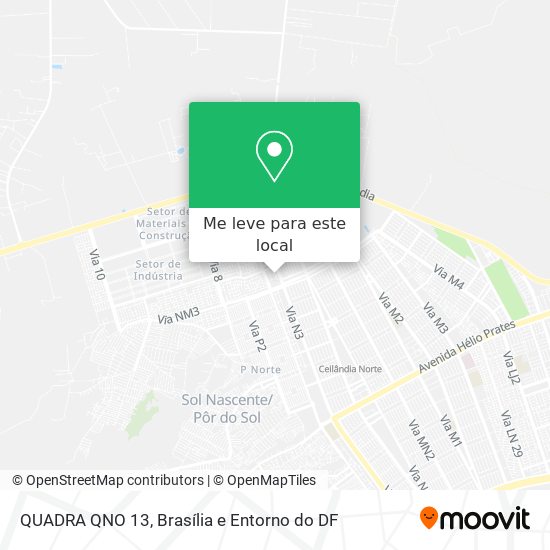 QUADRA QNO 13 mapa