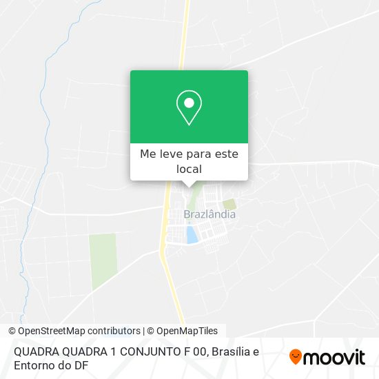 QUADRA QUADRA 1 CONJUNTO F 00 mapa