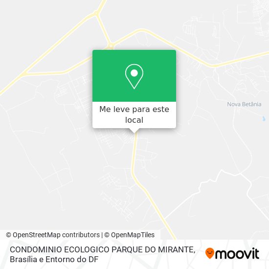 CONDOMINIO ECOLOGICO PARQUE DO MIRANTE mapa