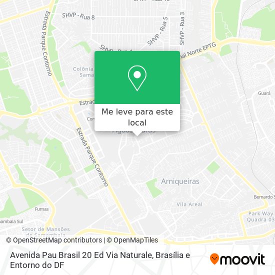 Avenida Pau Brasil  20  Ed  Via Naturale mapa