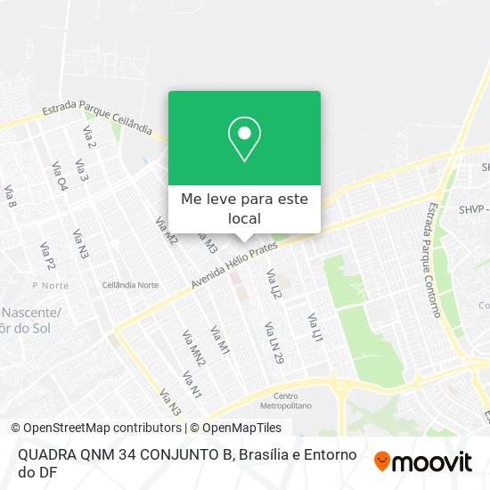 QUADRA QNM 34 CONJUNTO B mapa