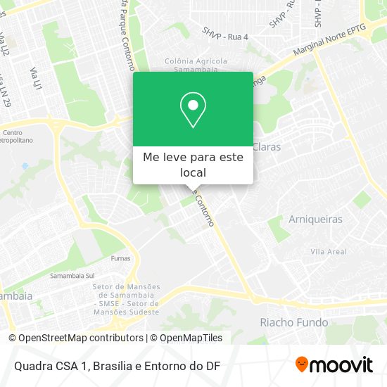 Quadra CSA 1 mapa