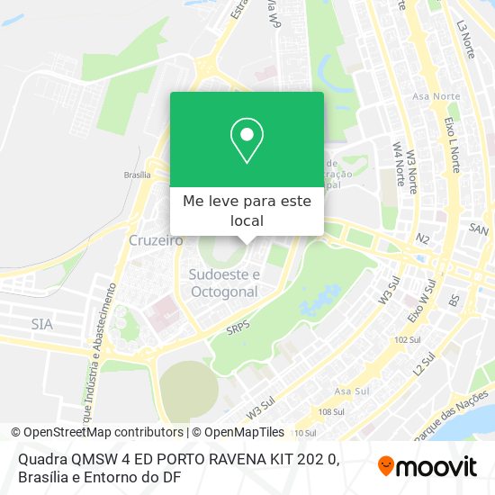 Quadra QMSW 4 ED  PORTO RAVENA KIT 202 0 mapa