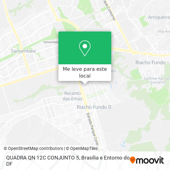 QUADRA QN 12C CONJUNTO 5 mapa