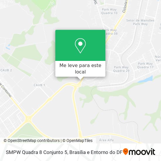 SMPW Quadra 8 Conjunto 5 mapa