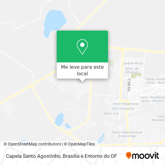Capela Santo Agostinho mapa