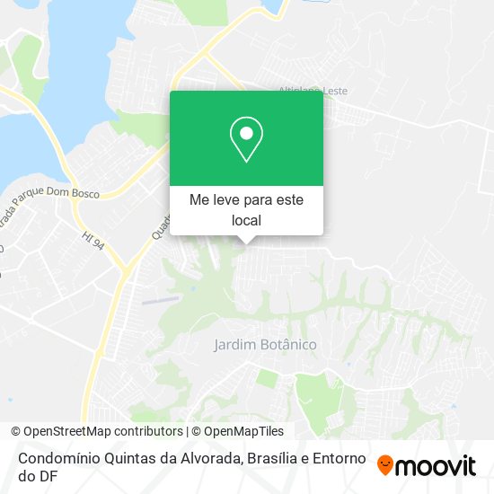 Condomínio Quintas da Alvorada mapa