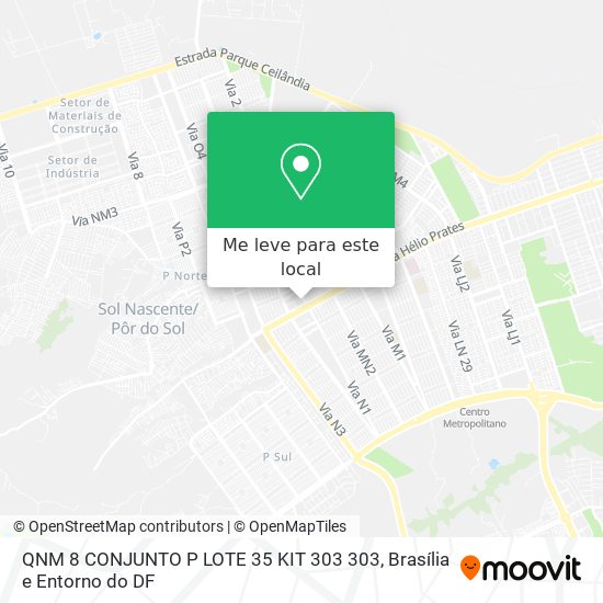 QNM 8 CONJUNTO P LOTE 35 KIT 303 303 mapa