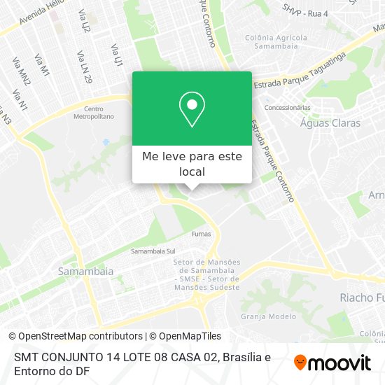 SMT CONJUNTO 14 LOTE 08 CASA 02 mapa