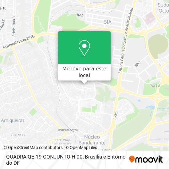 QUADRA QE 19 CONJUNTO H 00 mapa