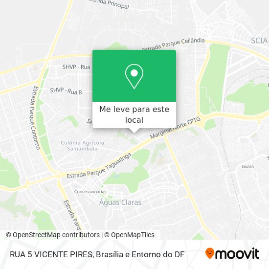 RUA  5    VICENTE PIRES mapa