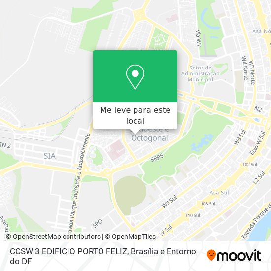 CCSW 3 EDIFICIO PORTO FELIZ mapa