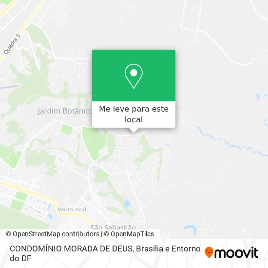 CONDOMÍNIO MORADA DE DEUS mapa