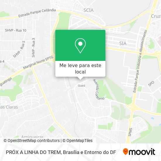 PRÓX  A LINHA DO TREM mapa