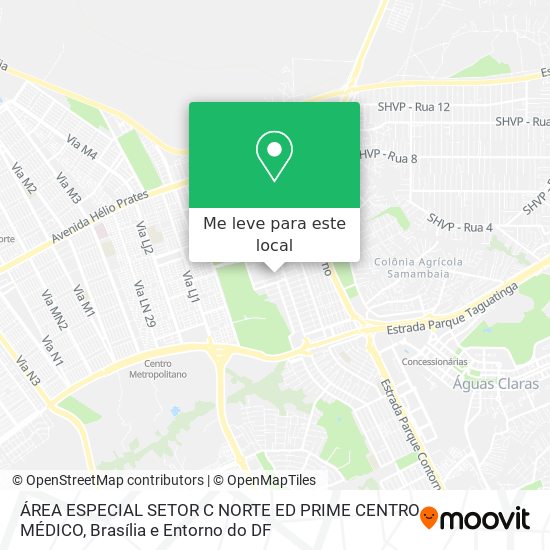 ÁREA ESPECIAL SETOR C NORTE ED  PRIME CENTRO MÉDICO mapa