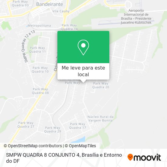 SMPW QUADRA 8 CONJUNTO 4 mapa