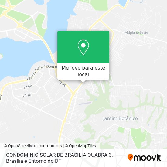 CONDOMINIO SOLAR DE BRASILIA QUADRA 3 mapa