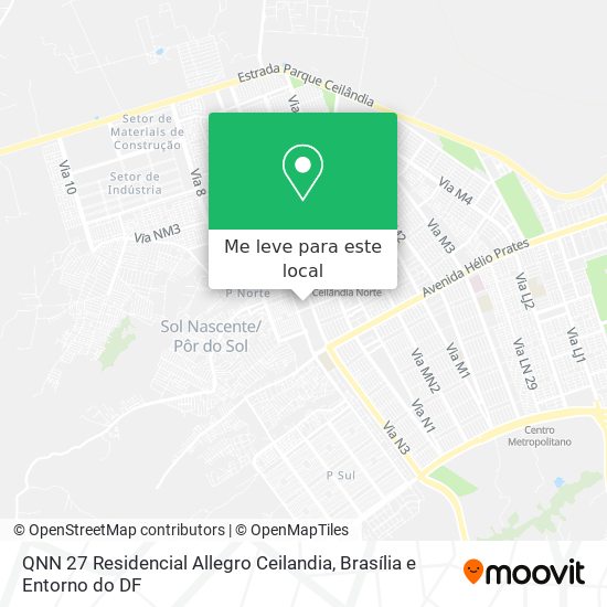 QNN 27   Residencial Allegro Ceilandia mapa