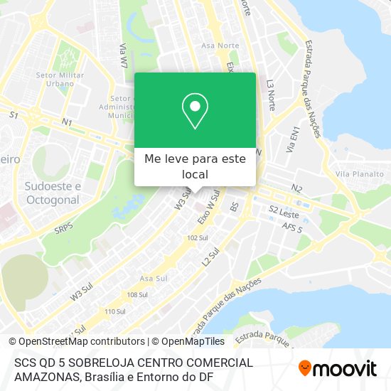 SCS QD 5   SOBRELOJA   CENTRO COMERCIAL AMAZONAS mapa