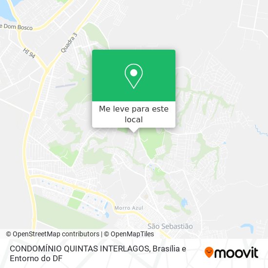 CONDOMÍNIO QUINTAS INTERLAGOS mapa