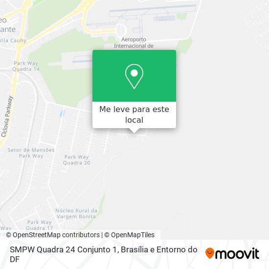SMPW Quadra 24 Conjunto 1 mapa