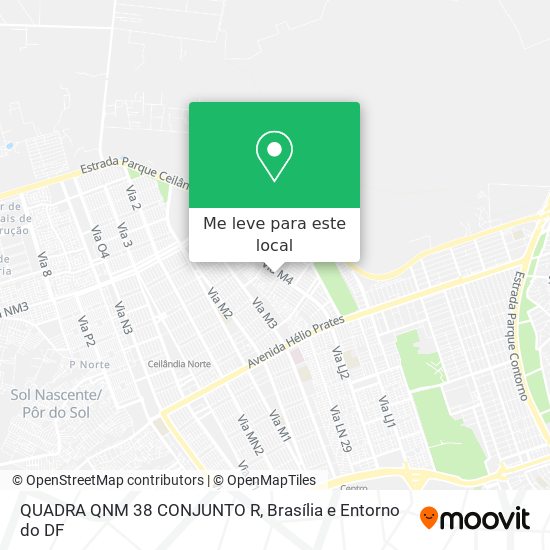 QUADRA QNM 38 CONJUNTO R mapa
