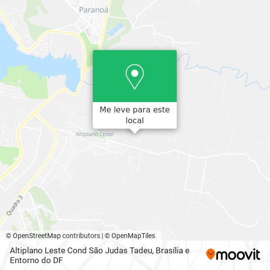 Altiplano Leste  Cond  São Judas Tadeu mapa