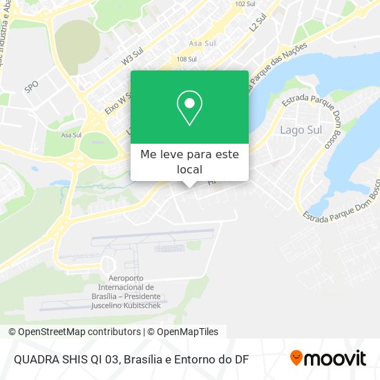 QUADRA SHIS QI 03 mapa