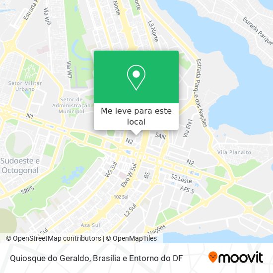 Quiosque do Geraldo mapa