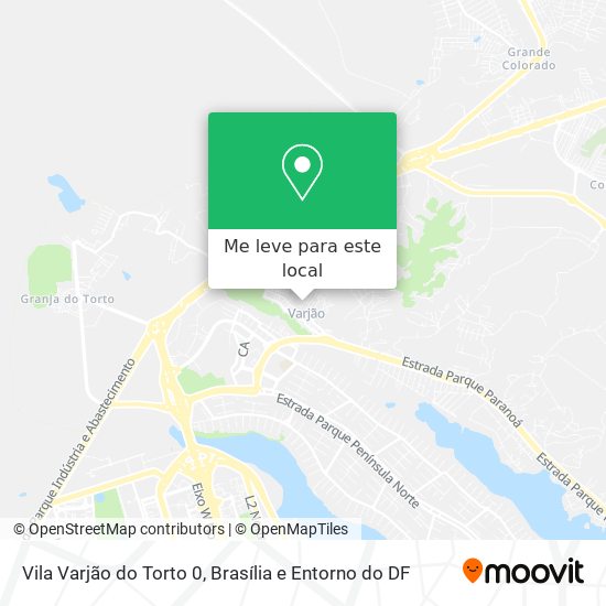 Vila Varjão do Torto 0 mapa