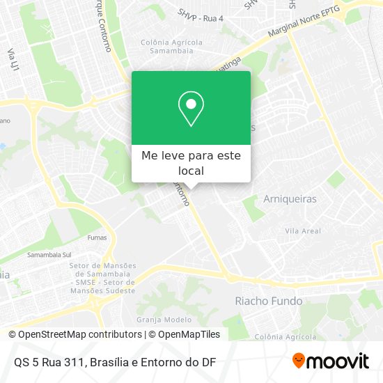 QS 5 Rua 311 mapa