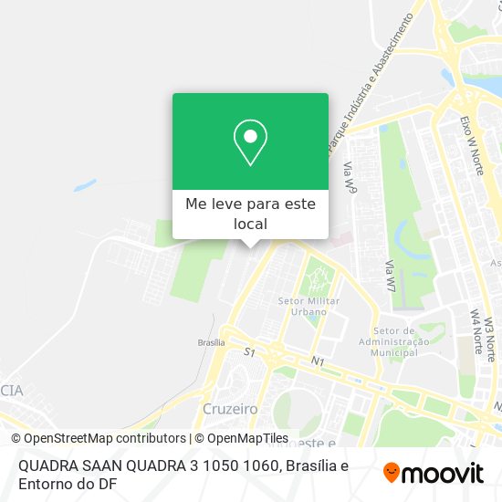 QUADRA SAAN QUADRA 3 1050 1060 mapa