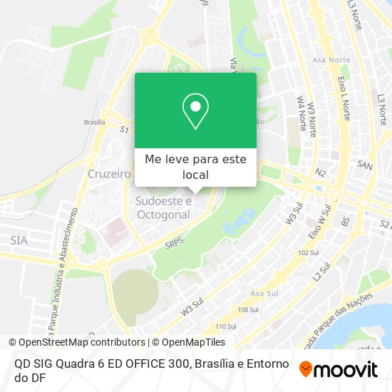 QD SIG Quadra 6 ED  OFFICE 300 mapa