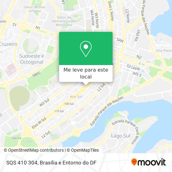 SQS 410 304 mapa